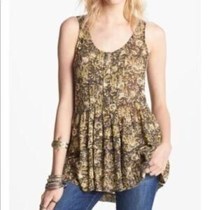 Intimately Free People Paisley Tunic Tank